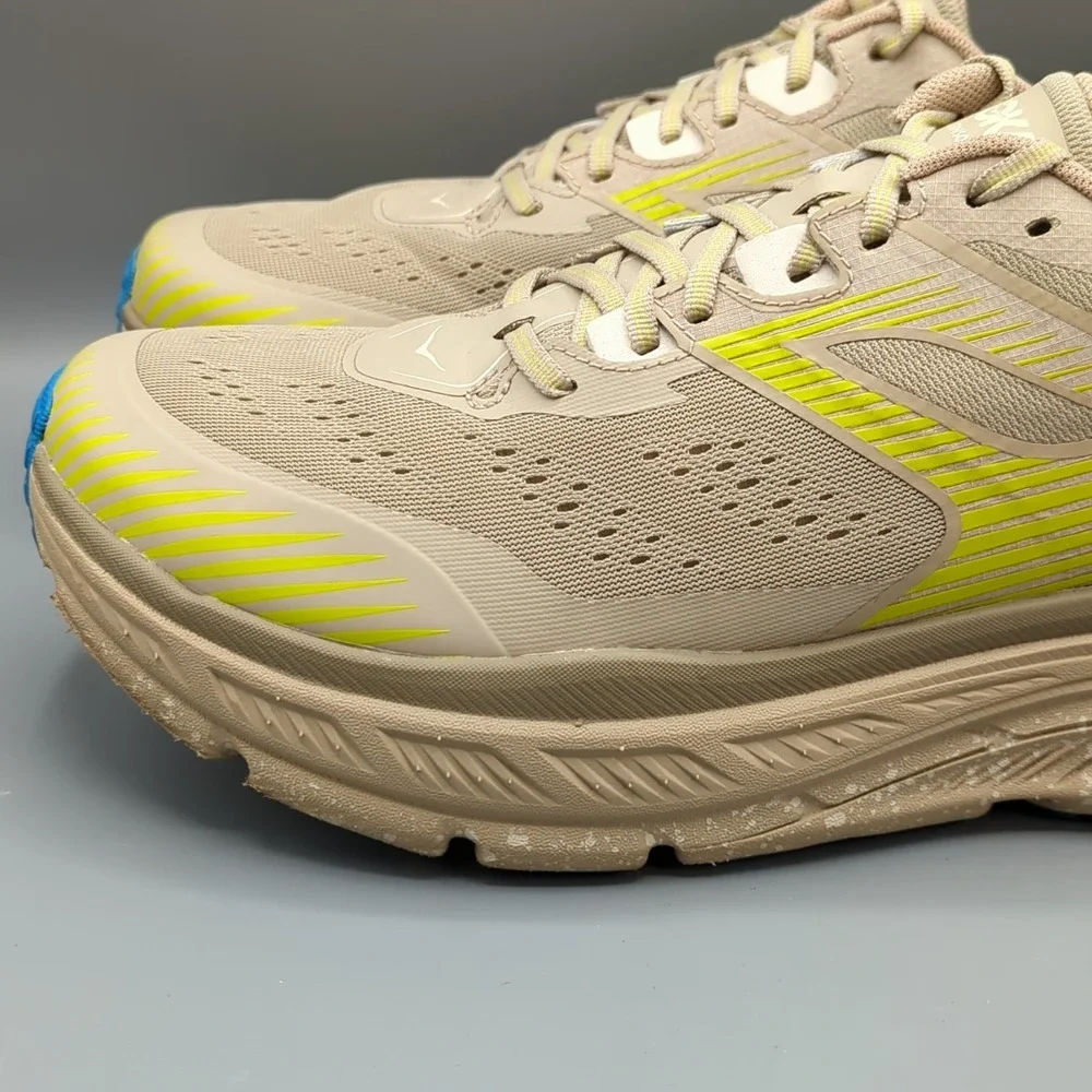 Hoka One One Stinson ATR 6 Running Shoes Dune Oxford Tan Size Men's 12 Womens 13